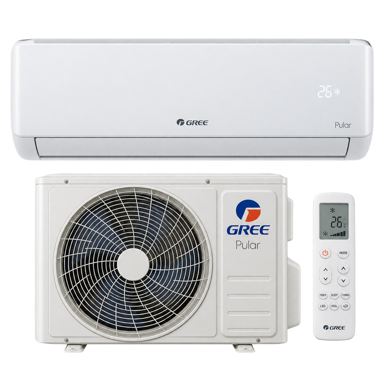 Climatisation réversible GREE Pular 9 2,5 kW